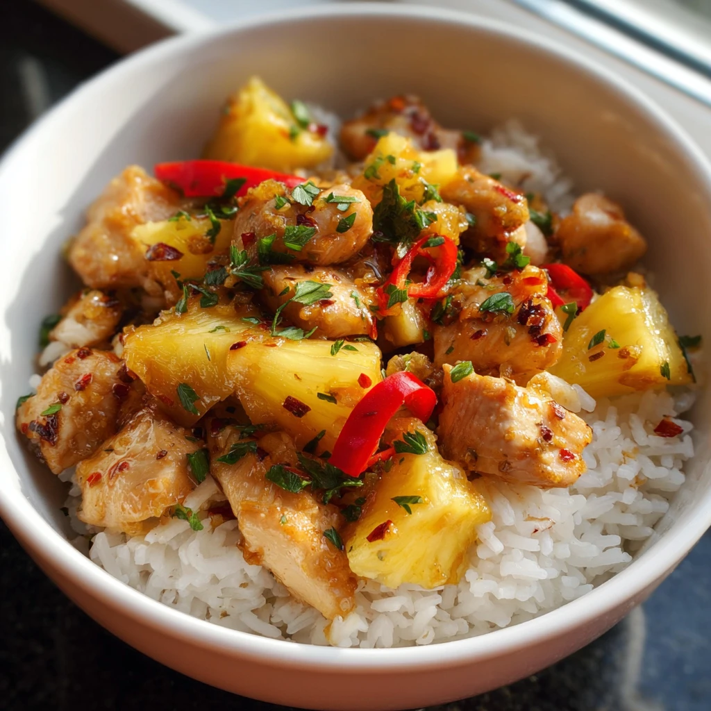 Pineapple Chicken Rice