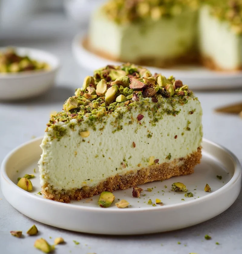 Pistachio Cheesecake Bake