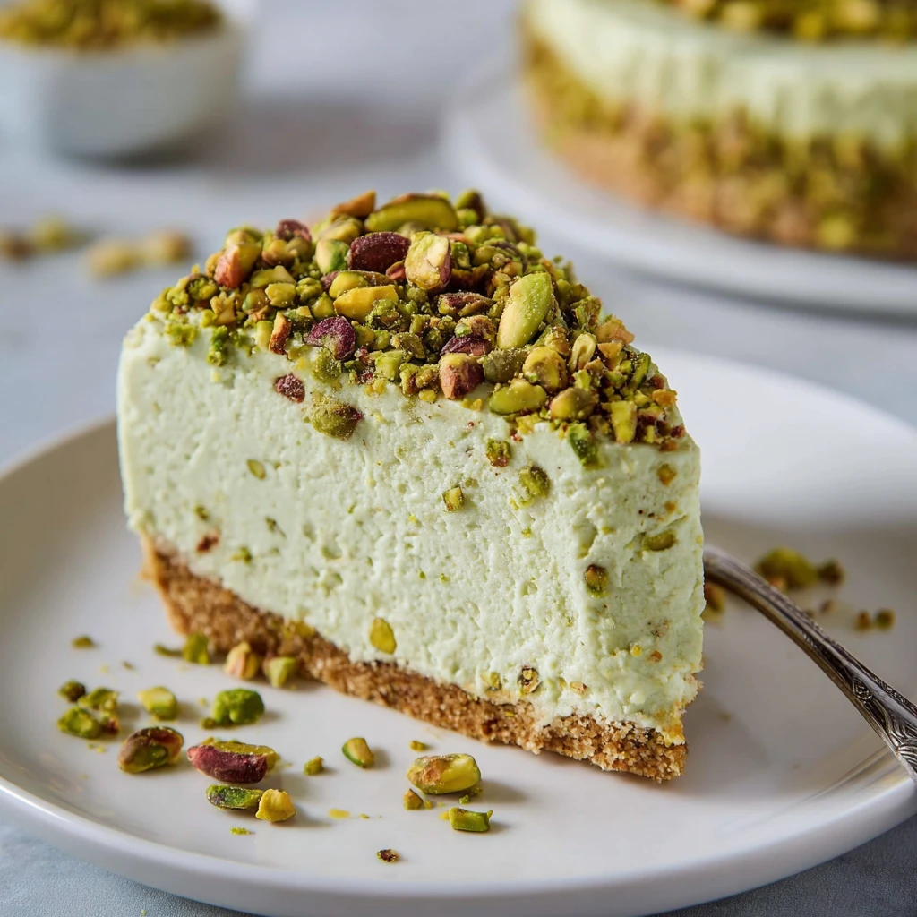 Pistachio Cheesecake Bake