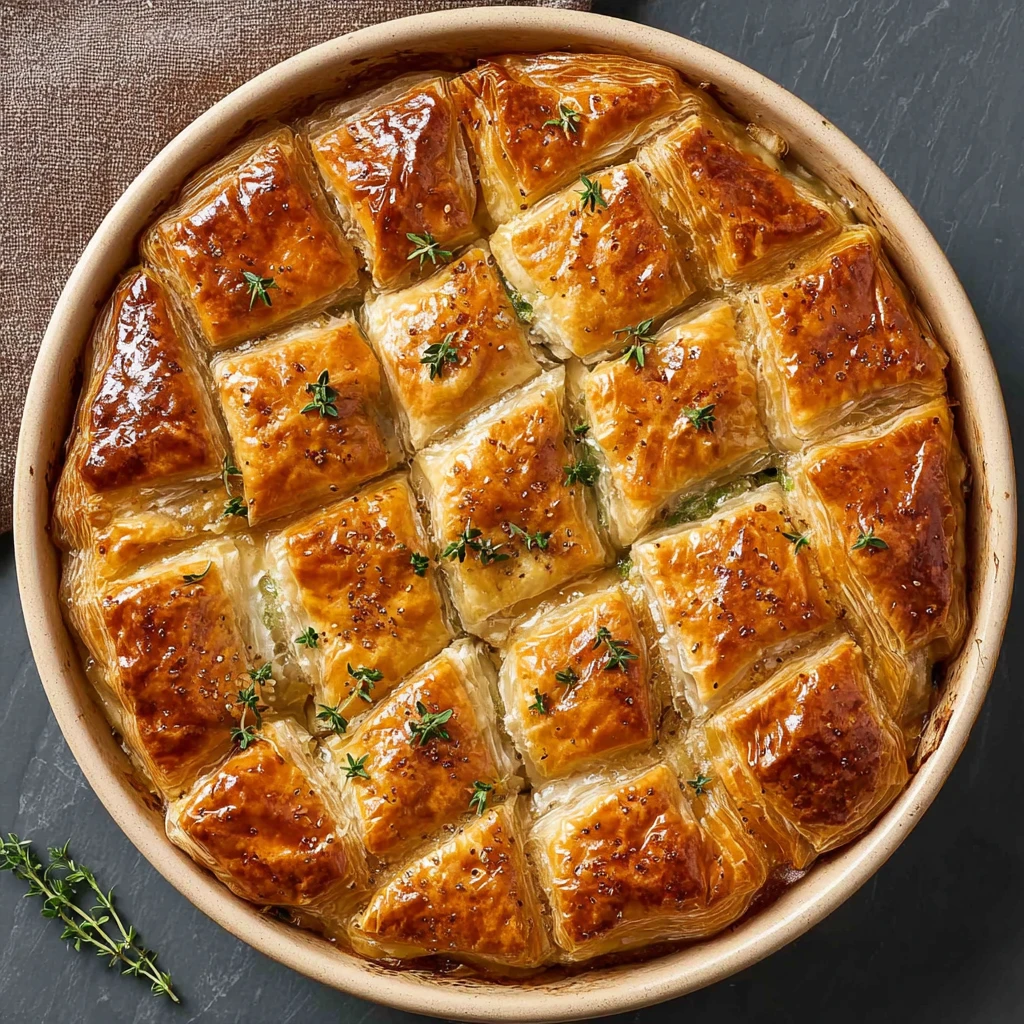 Puff Pastry Chicken Pot Pie
