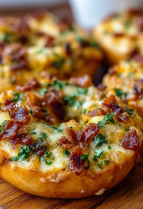 Quiche Stuffed Bagels 4serving Breakfast Busy Mornings