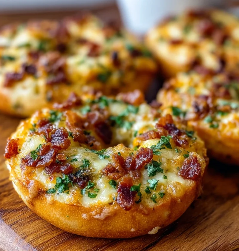 Quiche Stuffed Bagels 4serving Breakfast Busy Mornings