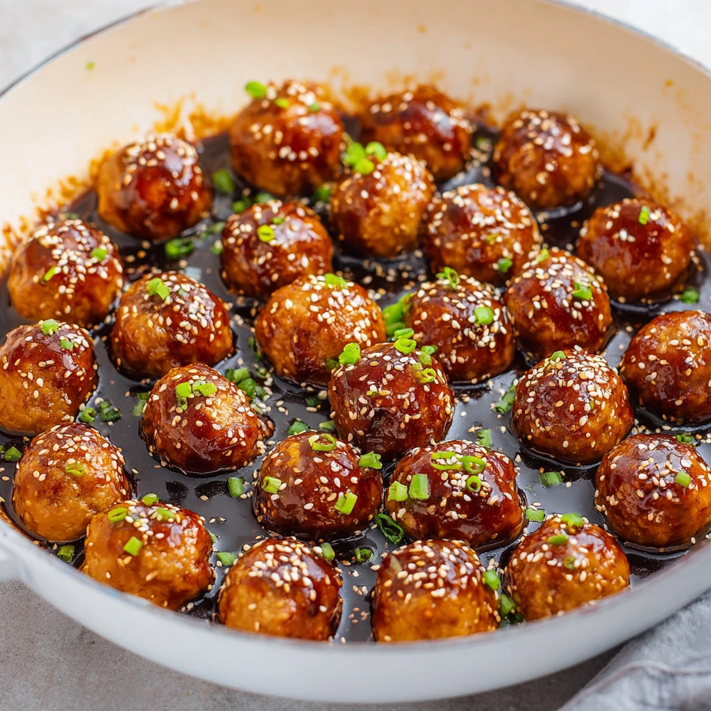 Saucy Asian Meatballs