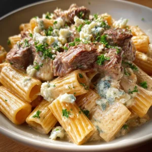 Steak Blue Cheese Rigatoni