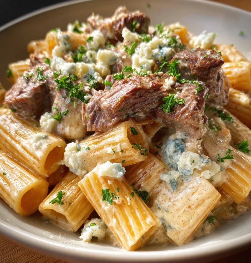 Steak Blue Cheese Rigatoni