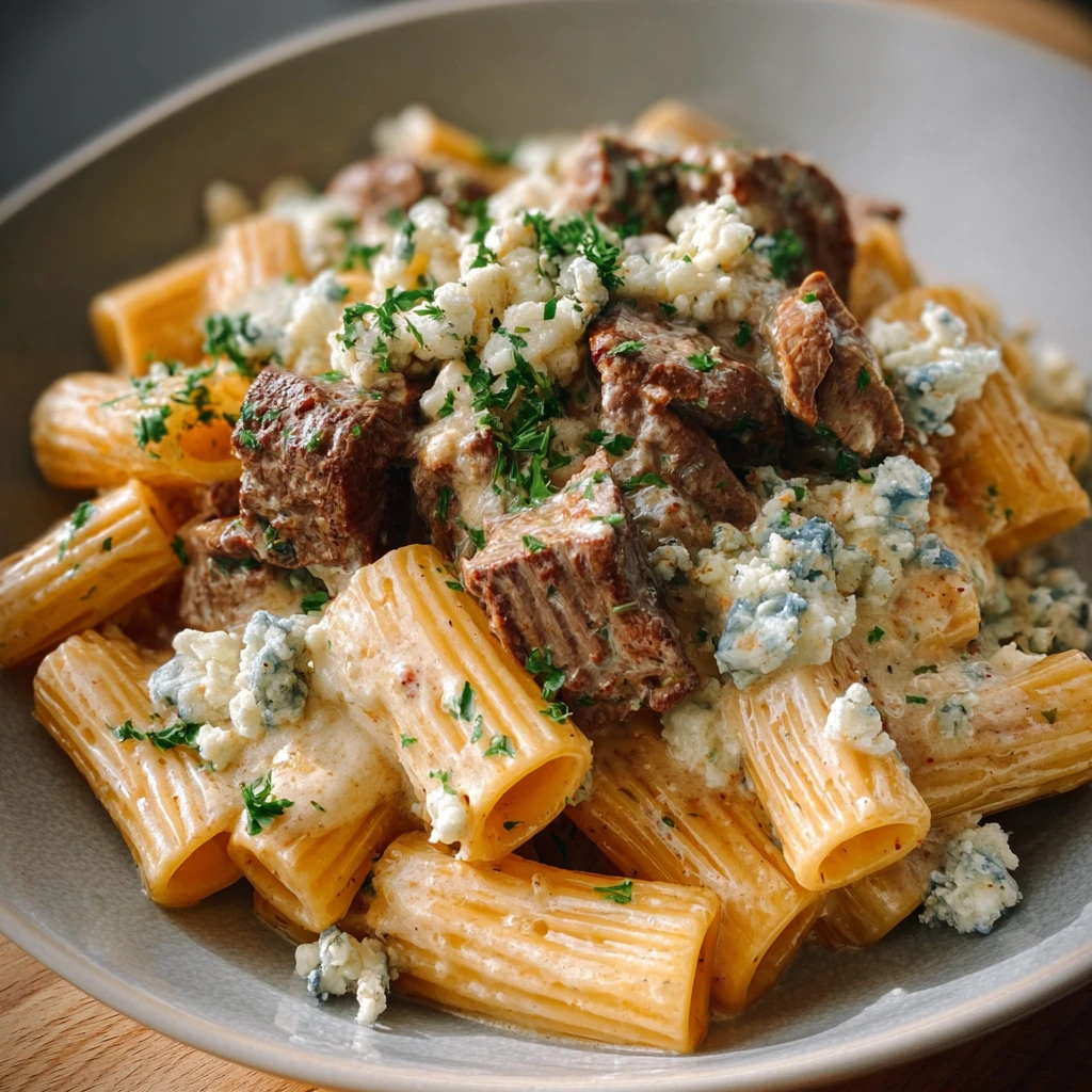 Steak Blue Cheese Rigatoni