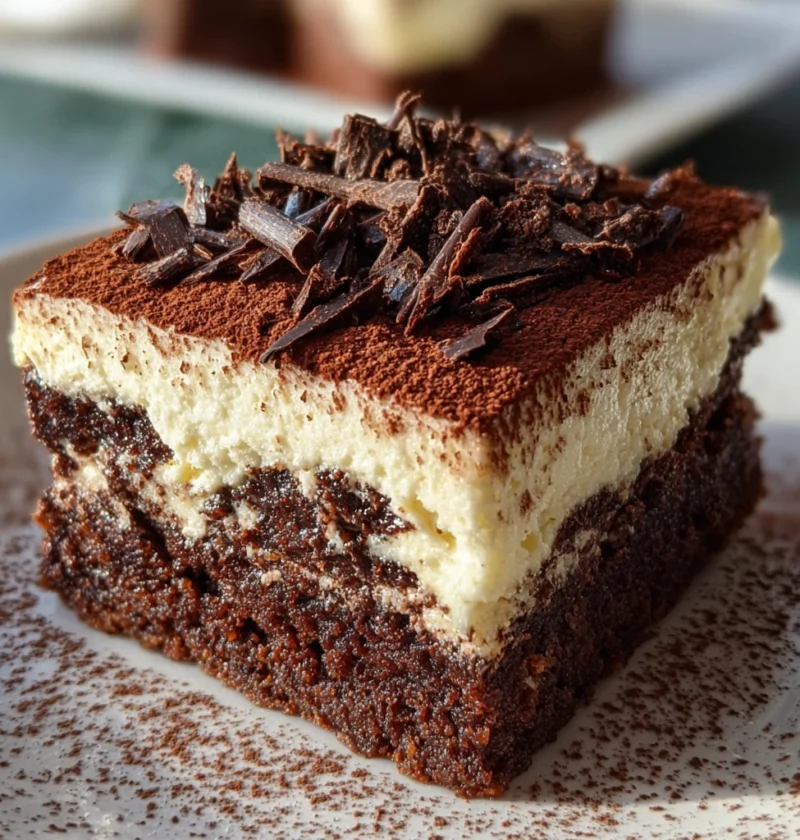 Tiramisu Brownies