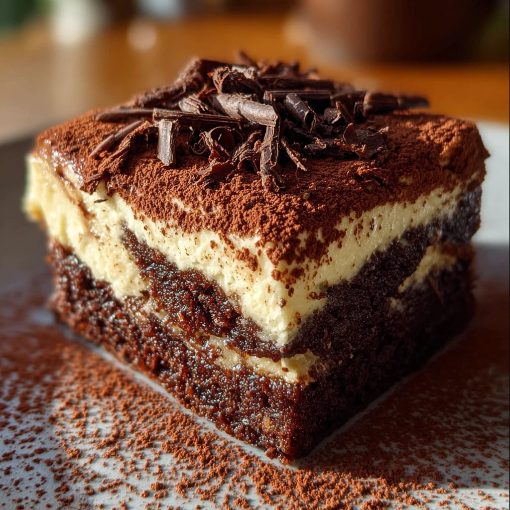 Tiramisu Brownies