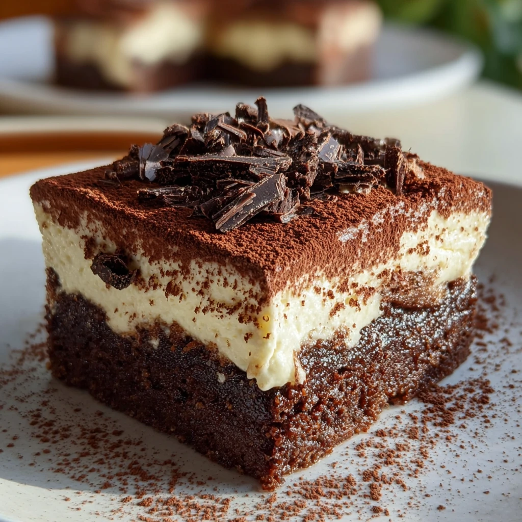 Tiramisu Brownies