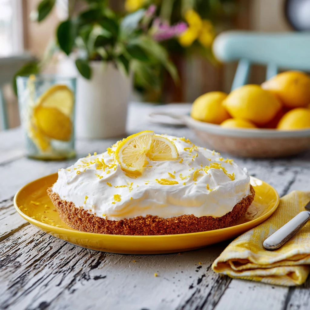 Zesty Lemon Delight Heathers Nobake Threelayered Citrus Bliss