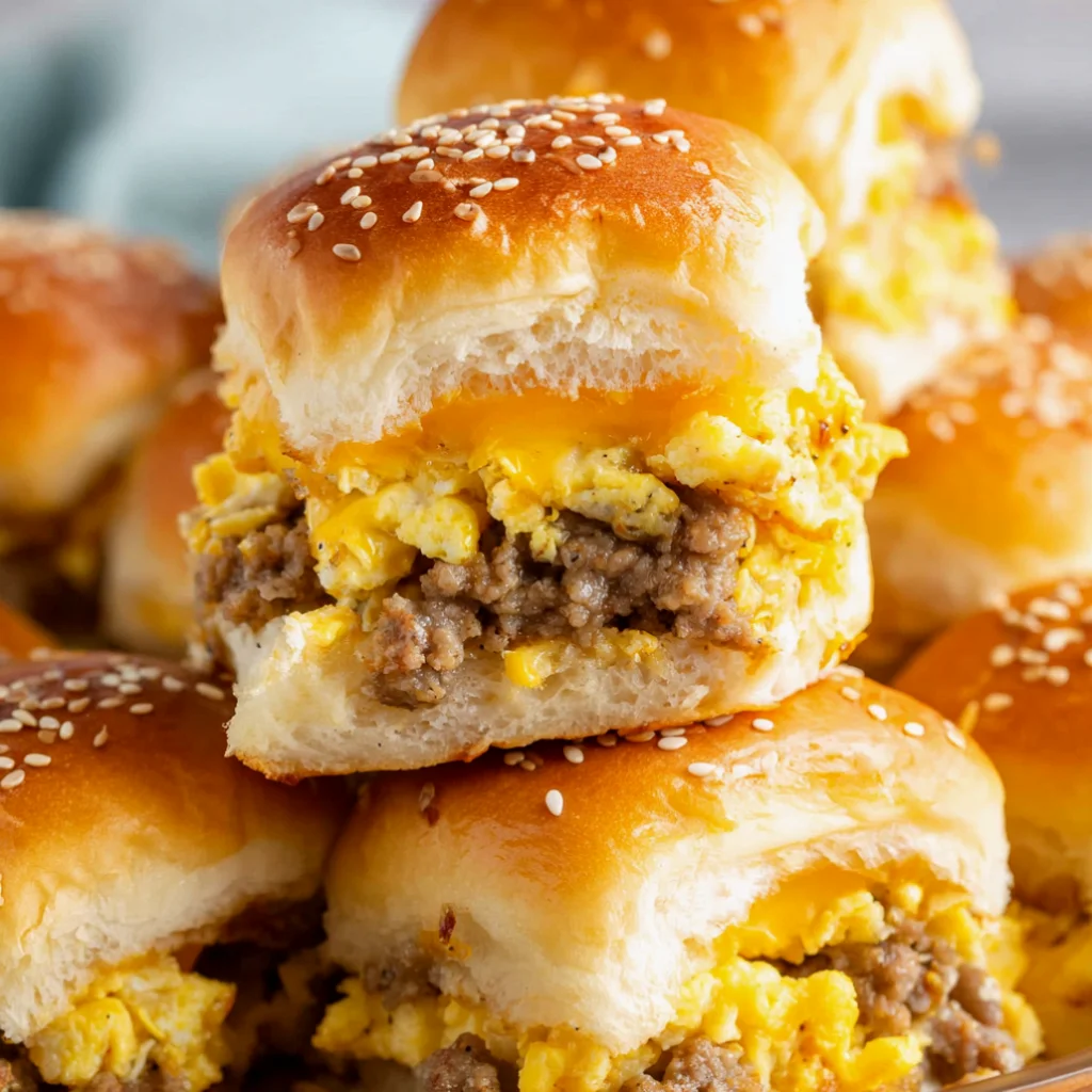 Breakfast Sliders (With Sausage!)