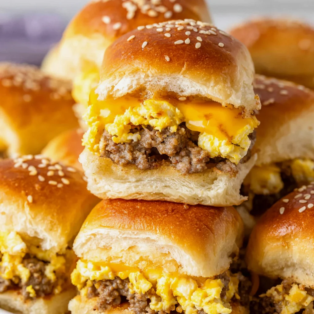 Breakfast Sliders - breakfast-sliders-with-sausage-3