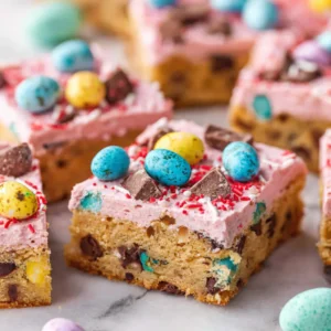 Cadbury Mini Egg Cookie Bars