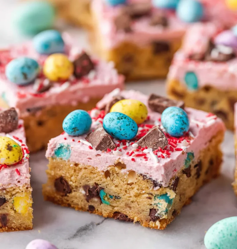 Cadbury Mini Egg Cookie Bars