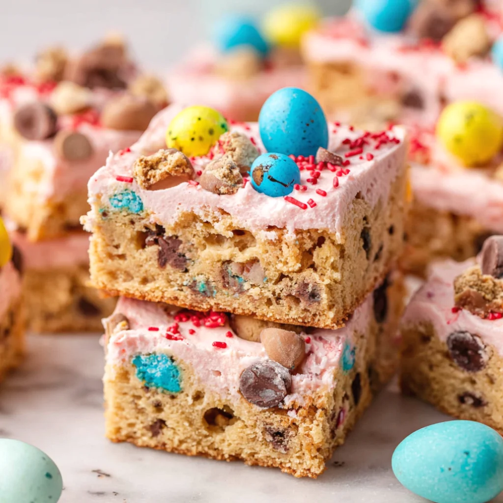 Cadbury Mini Egg Cookie Bars - cadbury-mini-egg-cookie-bars-3