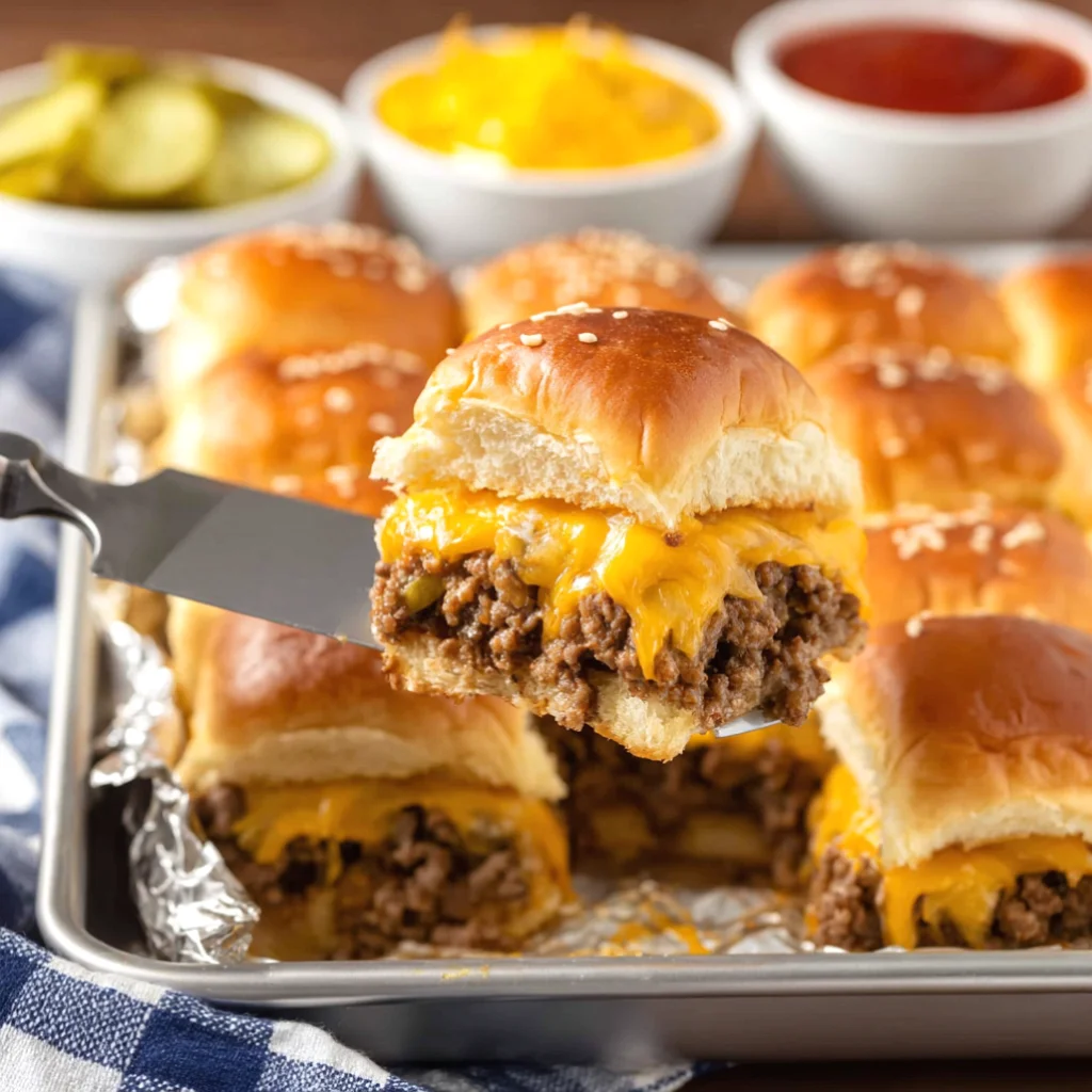 Cheeseburger Sliders - cheeseburger-sliders-3