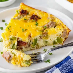 Chicken Sausage Breakfast Casserole