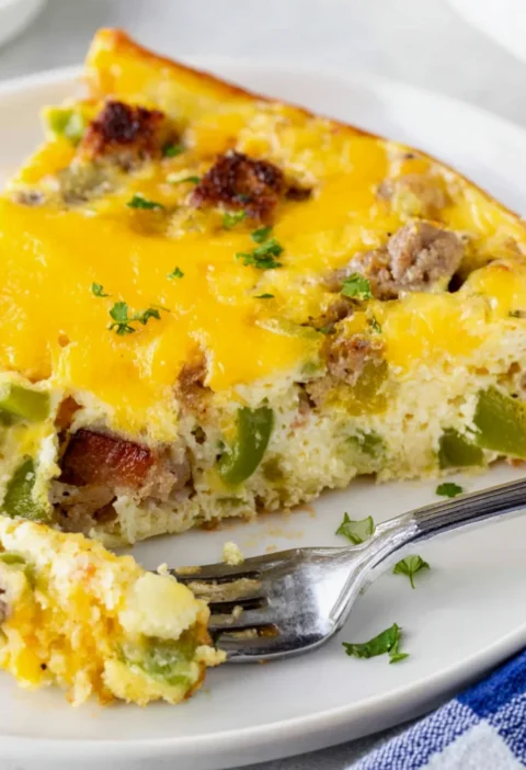 Chicken Sausage Breakfast Casserole