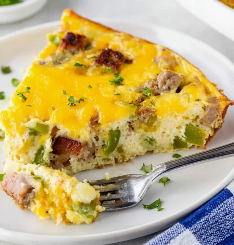 Chicken Sausage Breakfast Casserole