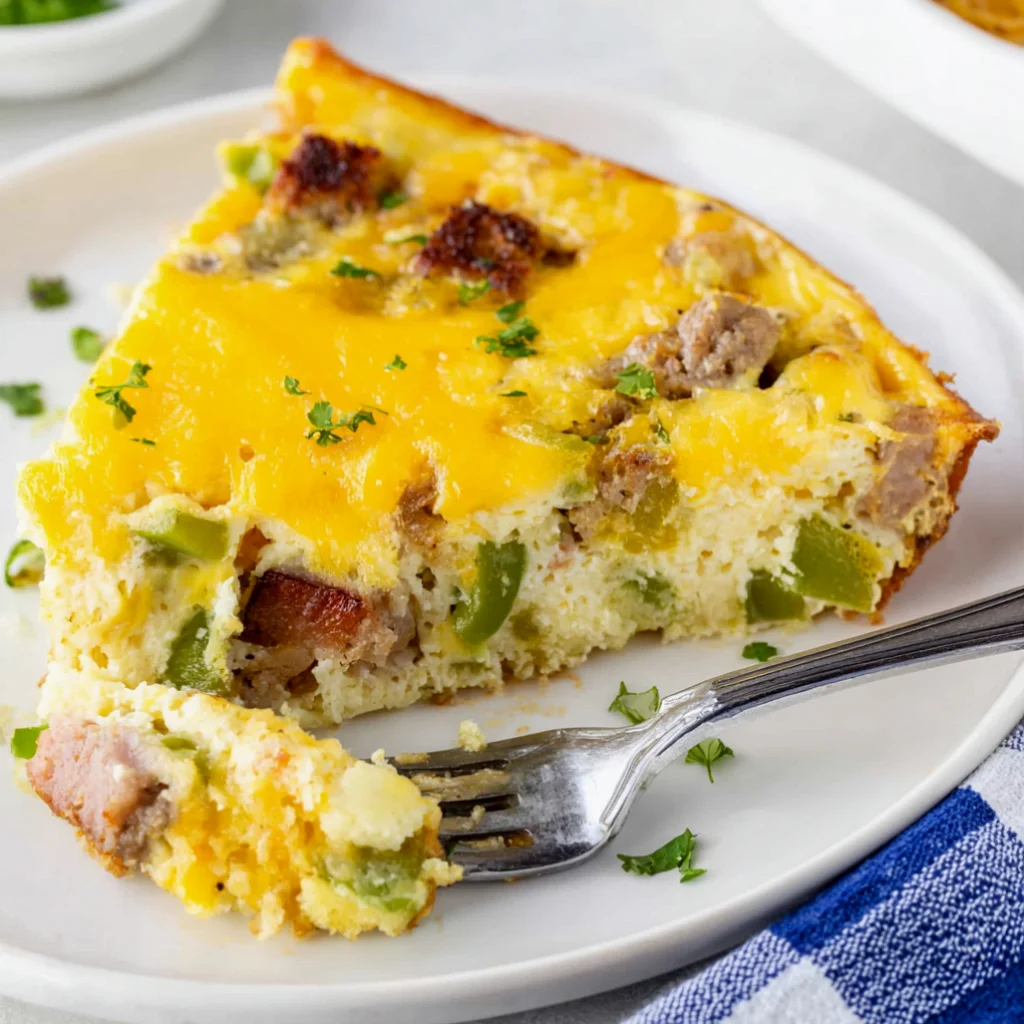 Chicken Sausage Breakfast Casserole