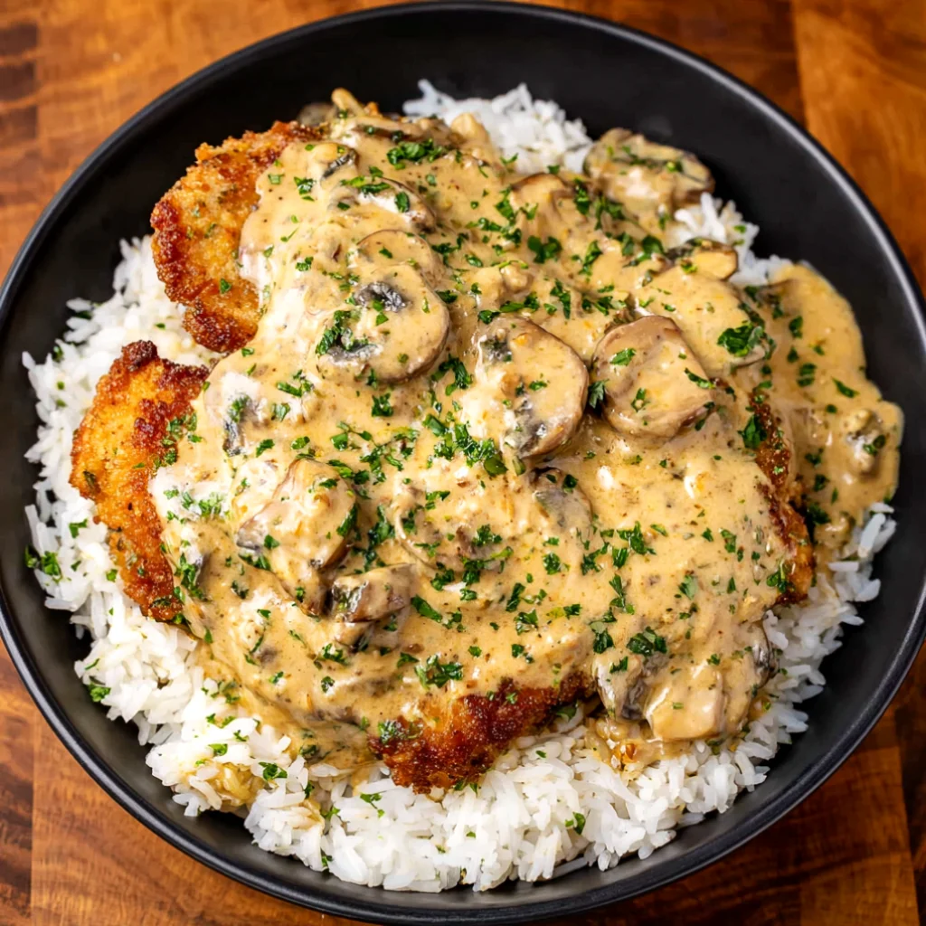 Creamy Mushroom Chicken - creamy-mushroom-chicken-3