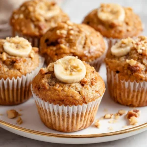 Greek Yogurt Banana Muffins