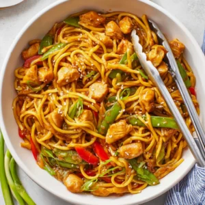 Honey Garlic Chicken Noodles (In Under 30 Minutes!)