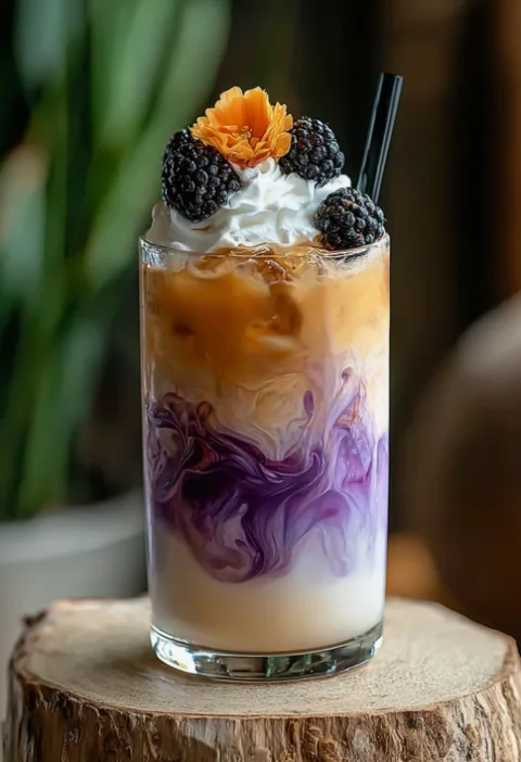 Salted honey latte