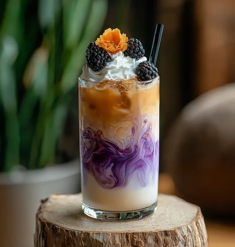 Salted honey latte