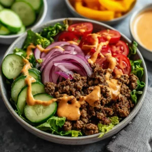 Irresistible Smash Burger Bowl Recipe That’s Perfect for a Low-Carb Meal