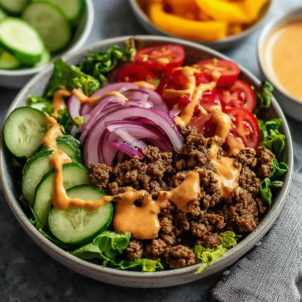 Irresistible Smash Burger Bowl