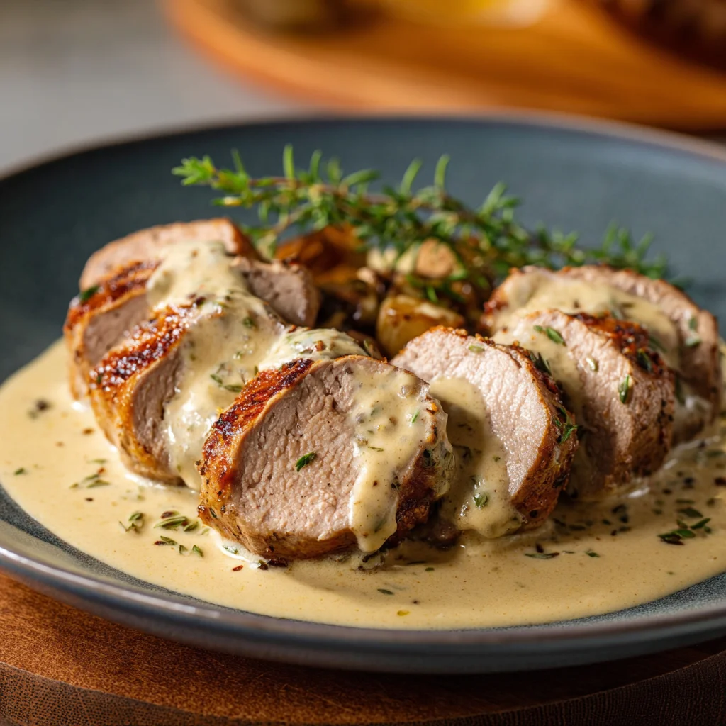 Lamb Tenderloin In Creamy Dijon Sauce - lamb-tenderloin-in-creamy-dijon-sauce-3