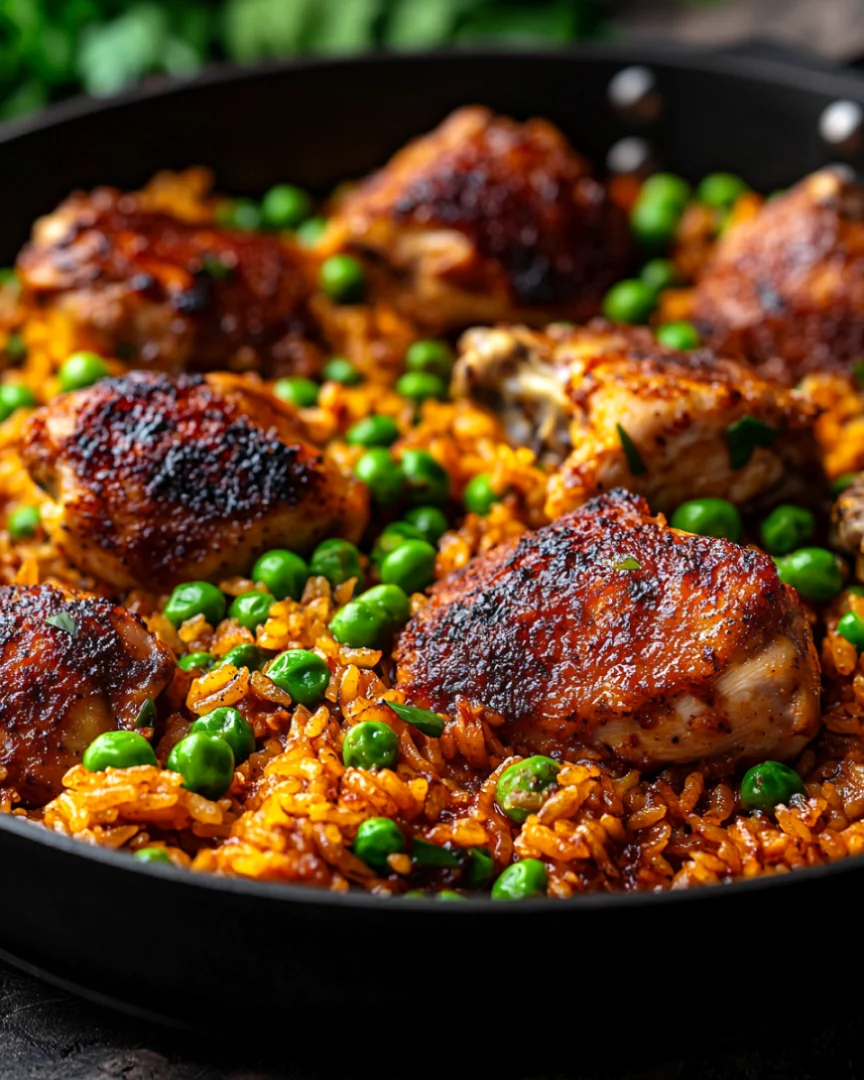 One Pan Creamy Tangy BBQ Chicken And Rice