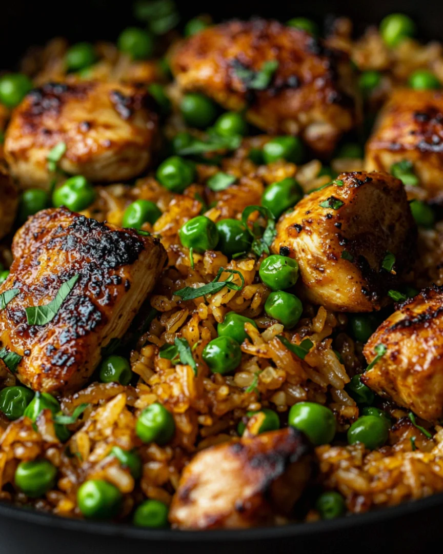One Pan Creamy Tangy Bbq Chicken And Rice - one-pan-creamy-tangy-bbq-chicken-and-rice-3