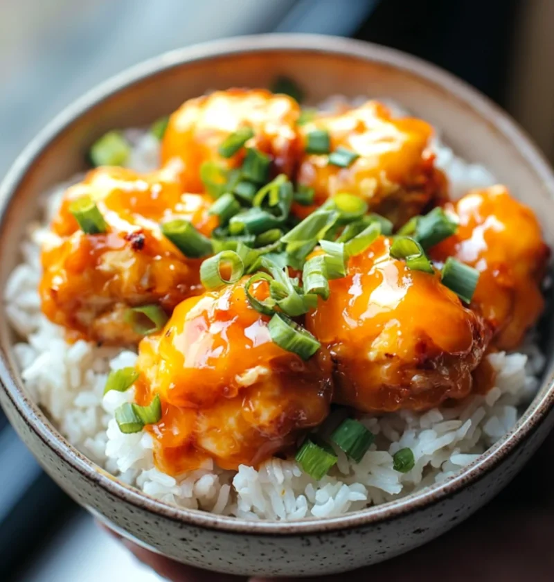 One Pan Sticky Buffalo Ranch Chicken And Rice