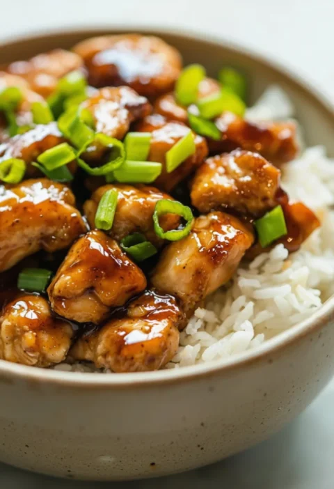 Sticky Honey Ranch Cheddar Chicken Rice Skillet