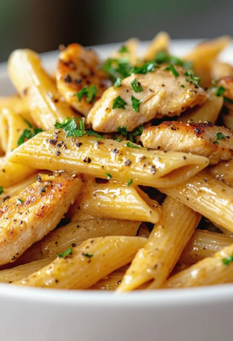 Sticky Smoky Ranch Honey Chicken Pasta
