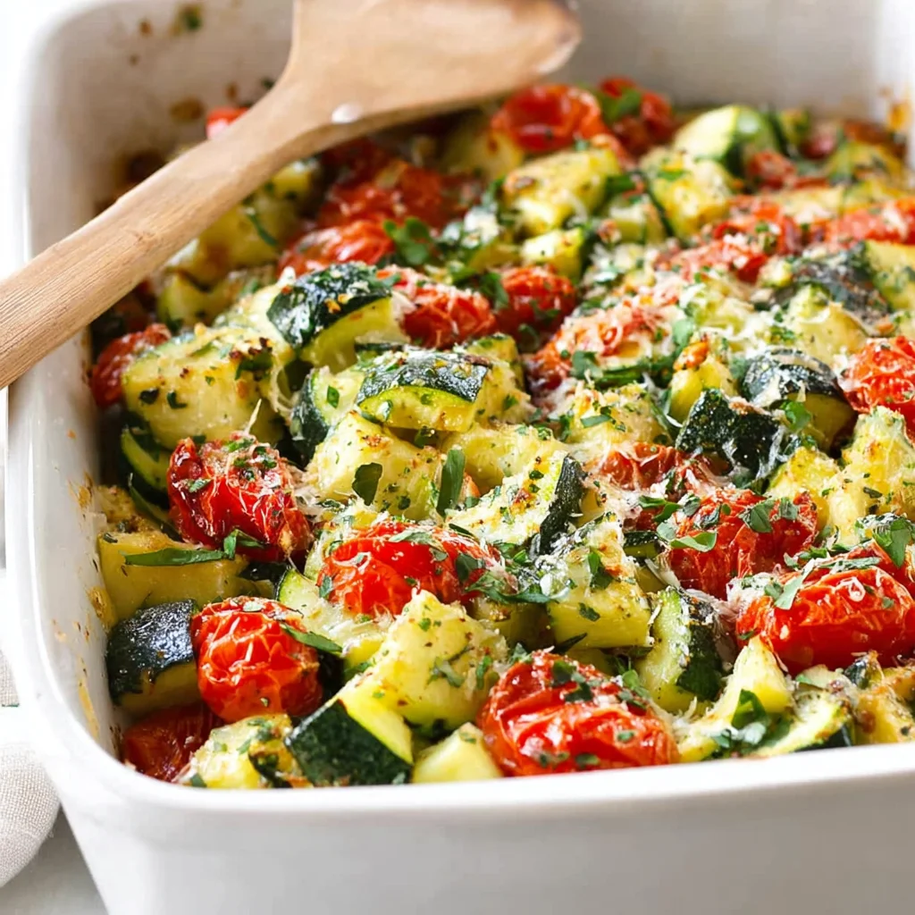 Zucchini Tomato Bake - zucchini-tomato-bake-3