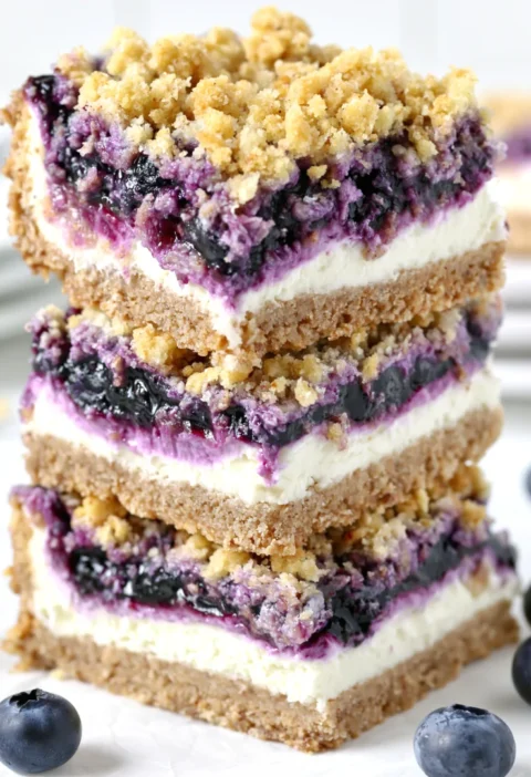 Blueberry Cheesecake Bars