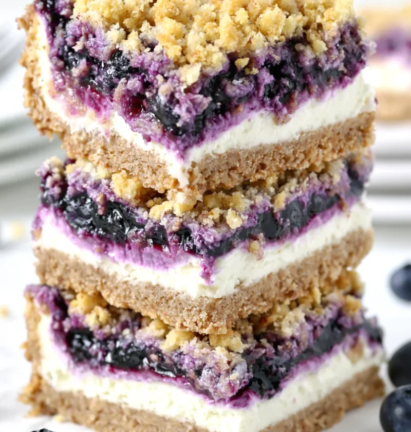 Blueberry Cheesecake Bars