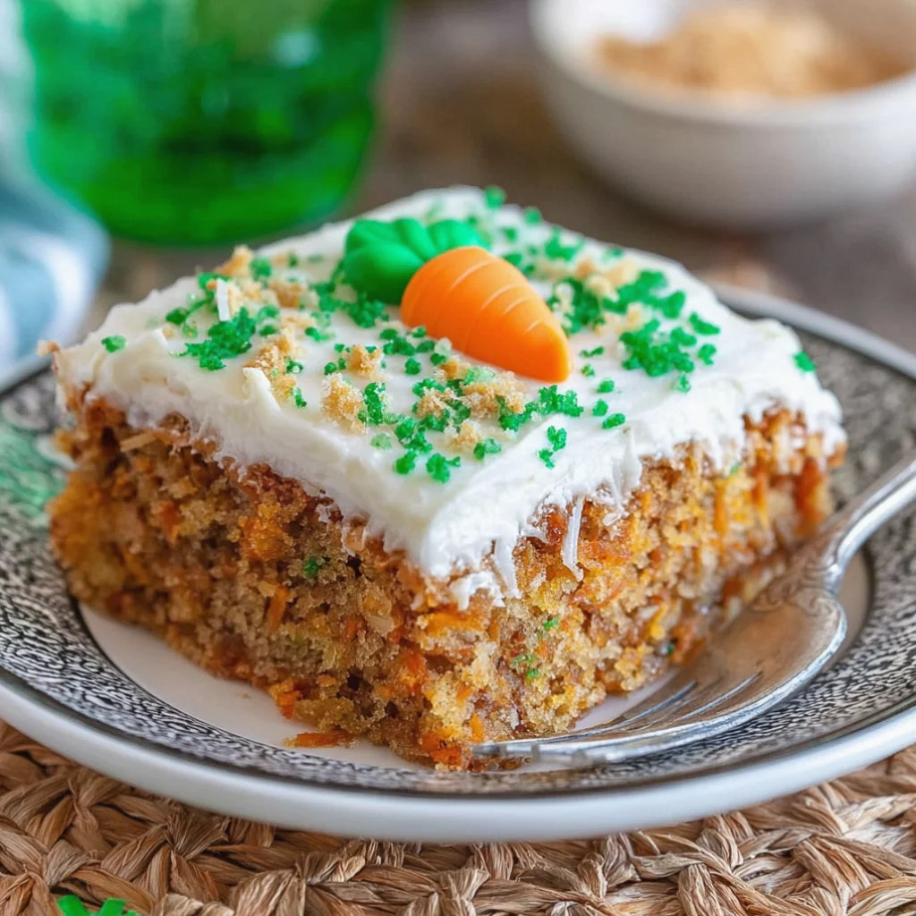 Carrot Cake Bars with Cream Cheese Frosting