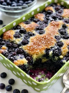 Easy Blueberry Cobbler