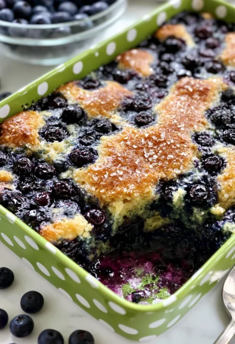 Easy Blueberry Cobbler