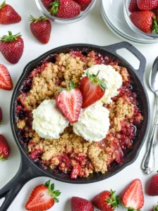 Easy Strawberry Crisp