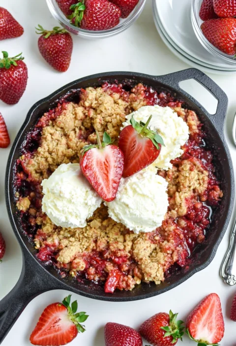 Easy Strawberry Crisp