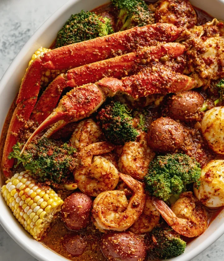Garlic Butter Seafood Boil Bowl