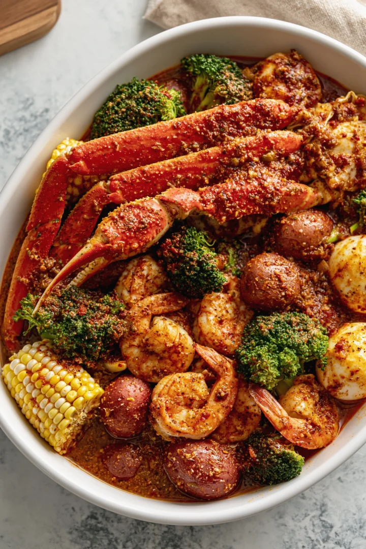 Garlic Butter Seafood Boil Bowl