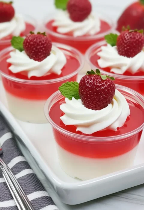 Guilt-Free Greek Yogurt Jello Cups