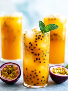Healthy Drink Passion Fruit Iced Tea in 4 Easy Steps