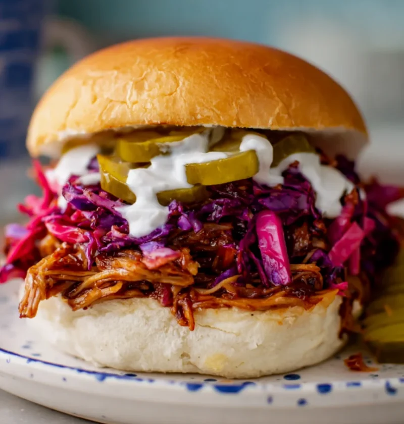 Hoisin Glazed Yuba and Eggplant Sandwiches